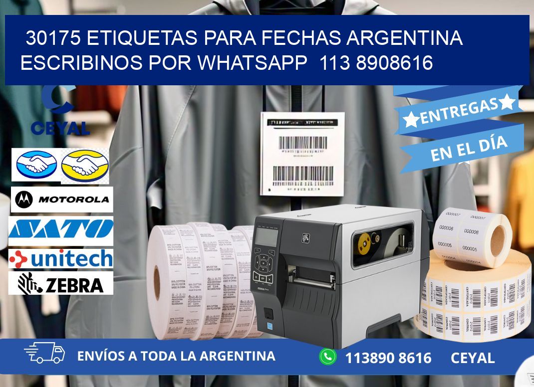 30175 ETIQUETAS PARA FECHAS ARGENTINA ESCRIBINOS POR WHATSAPP  113 8908616