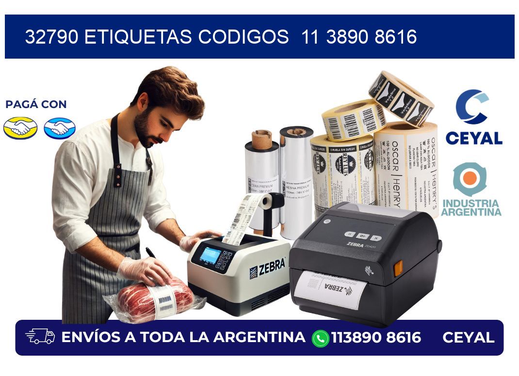 32790 ETIQUETAS CODIGOS  11 3890 8616