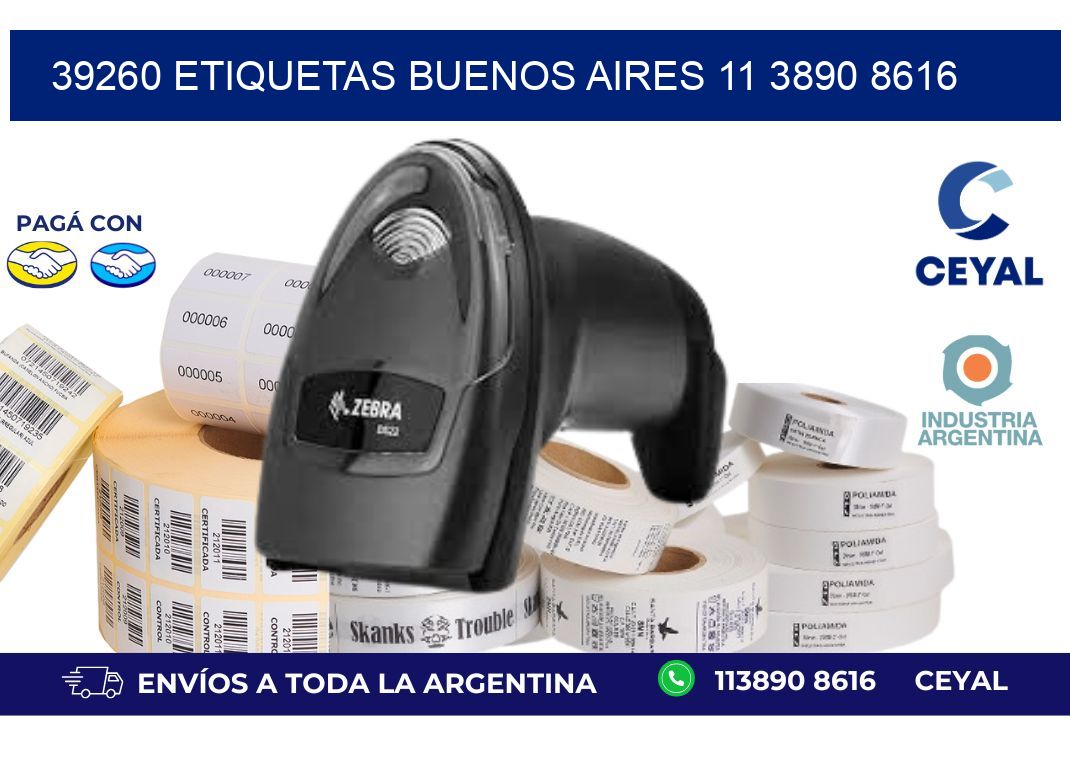 39260 ETIQUETAS BUENOS AIRES 11 3890 8616