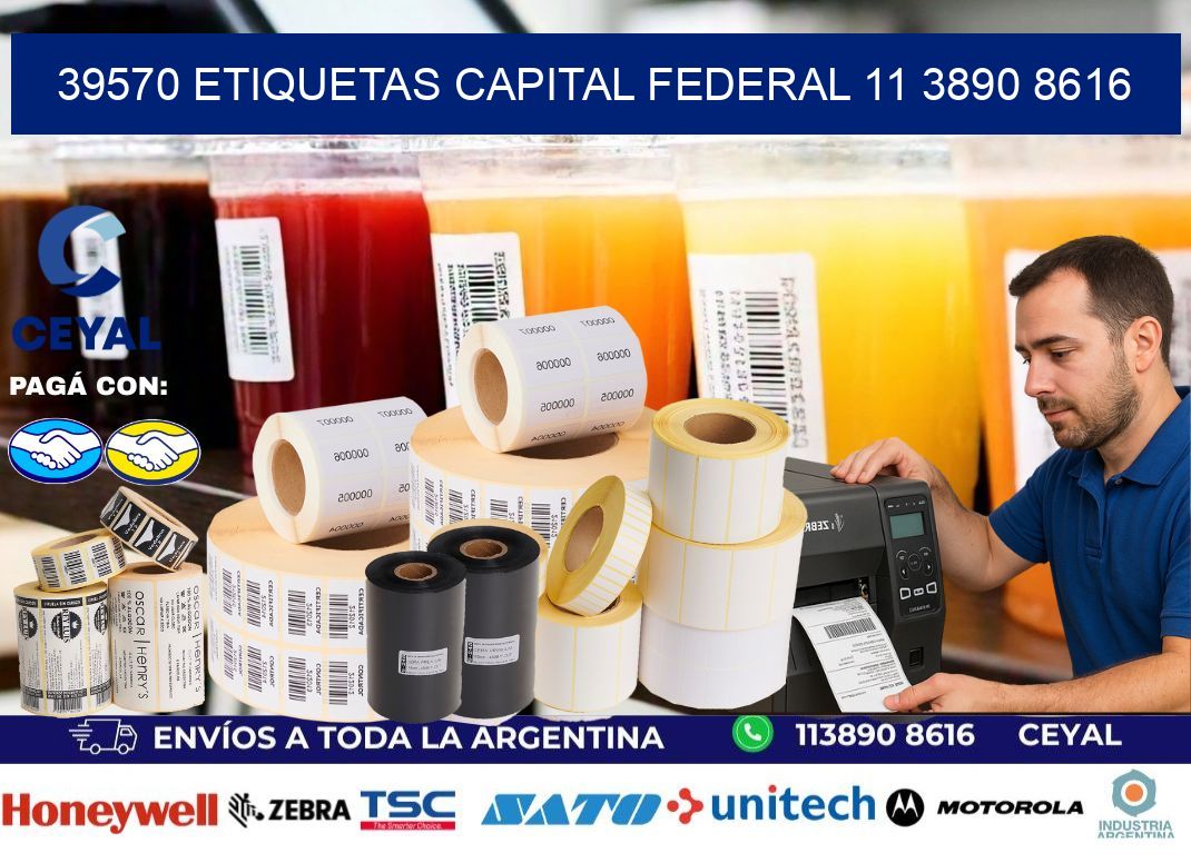 39570 ETIQUETAS CAPITAL FEDERAL 11 3890 8616