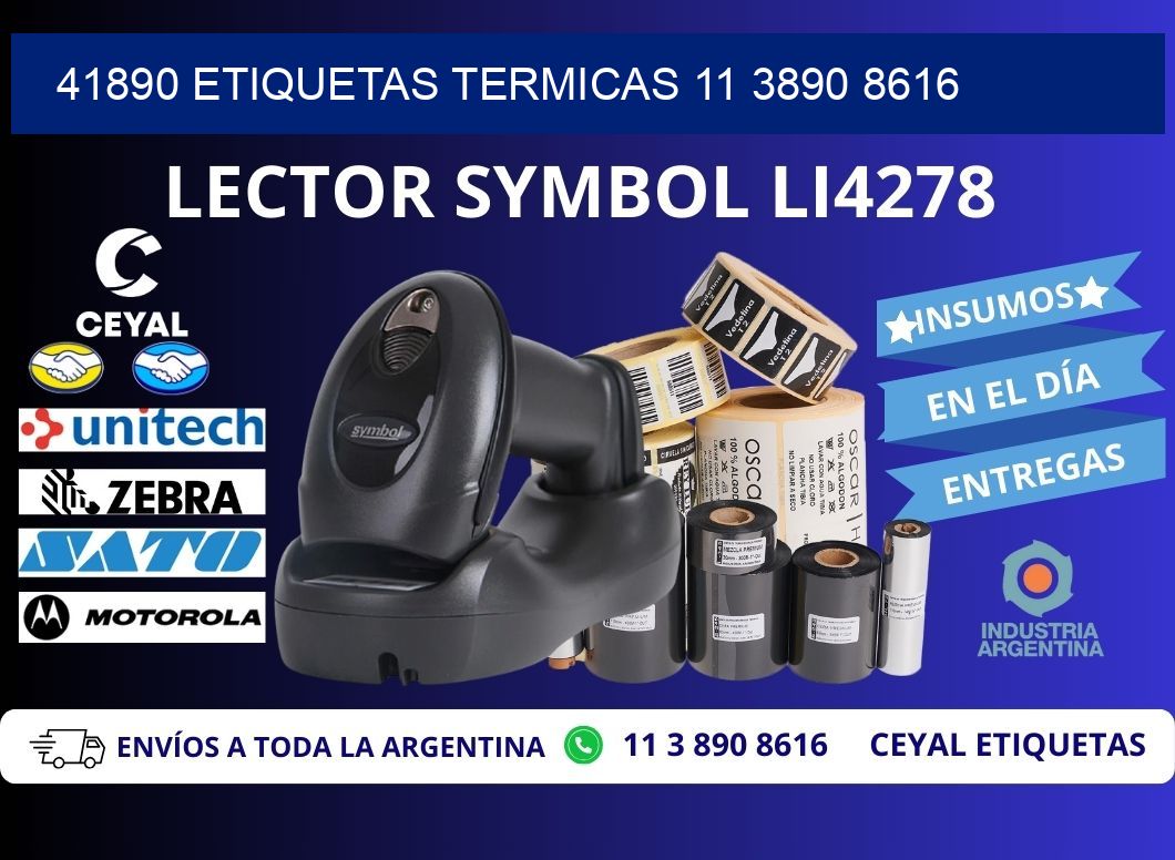 41890 ETIQUETAS TERMICAS 11 3890 8616
