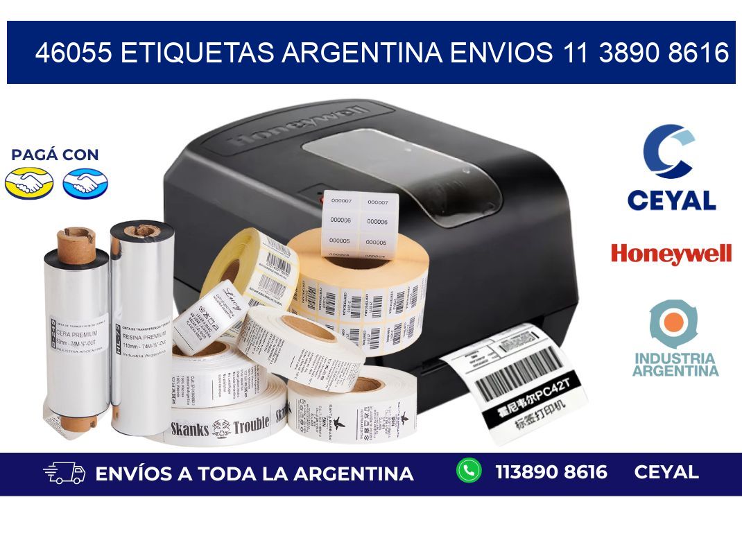 46055 ETIQUETAS ARGENTINA ENVIOS 11 3890 8616