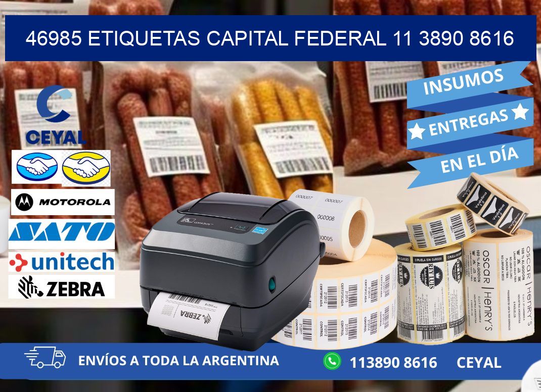 46985 ETIQUETAS CAPITAL FEDERAL 11 3890 8616