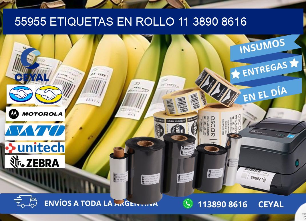 55955 ETIQUETAS EN ROLLO 11 3890 8616