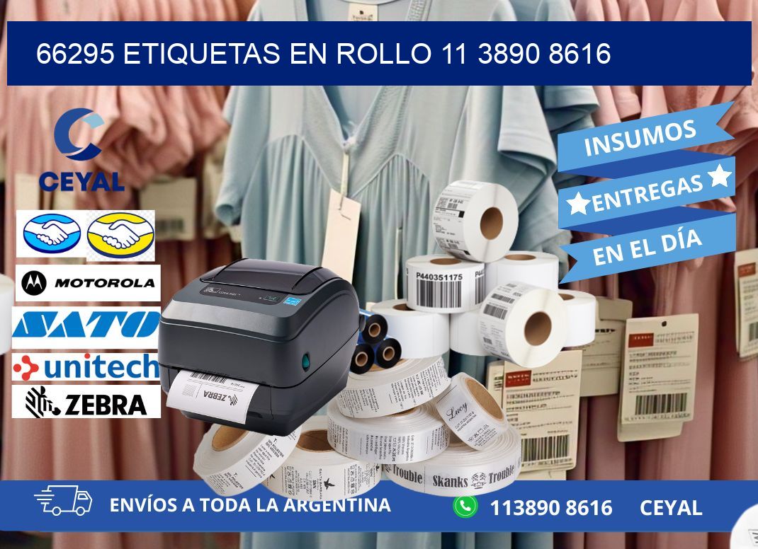 66295 ETIQUETAS EN ROLLO 11 3890 8616
