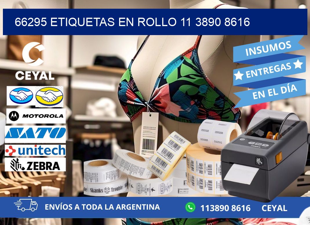66295 ETIQUETAS EN ROLLO 11 3890 8616