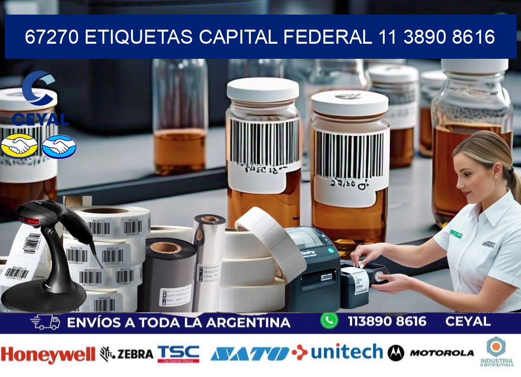 67270 ETIQUETAS CAPITAL FEDERAL 11 3890 8616