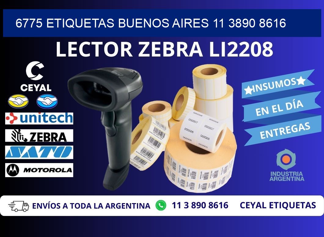 6775 ETIQUETAS BUENOS AIRES 11 3890 8616