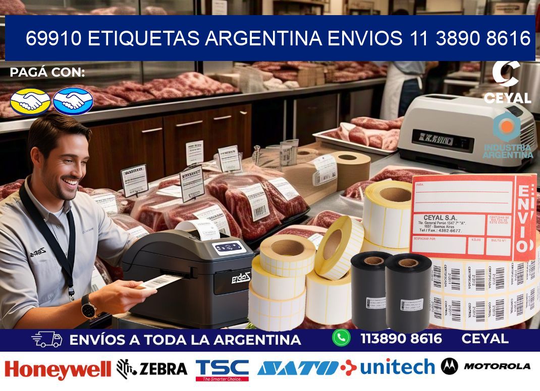 69910 ETIQUETAS ARGENTINA ENVIOS 11 3890 8616