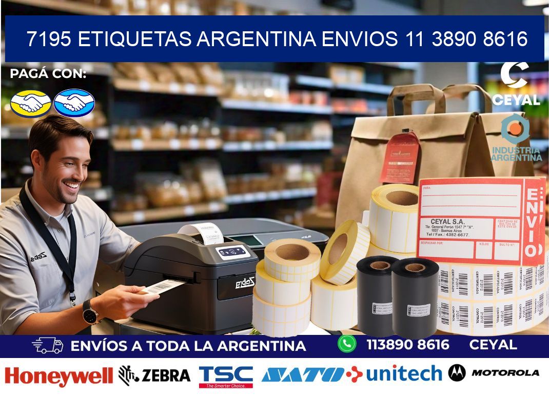 7195 ETIQUETAS ARGENTINA ENVIOS 11 3890 8616