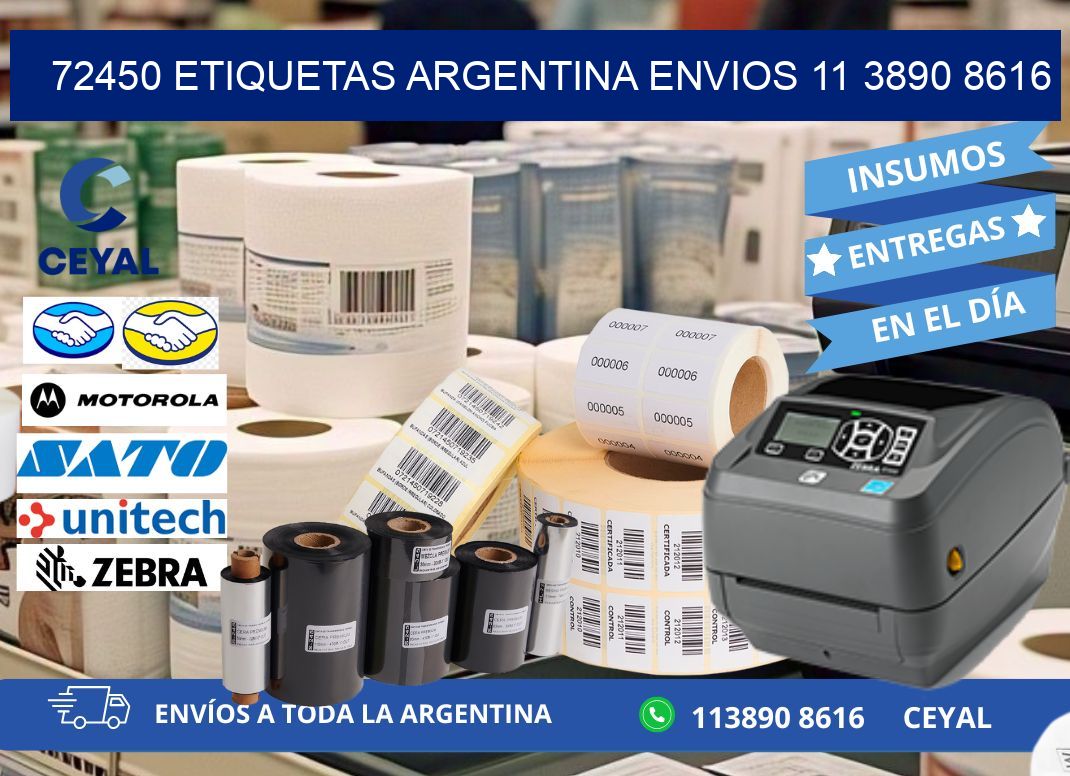 72450 ETIQUETAS ARGENTINA ENVIOS 11 3890 8616