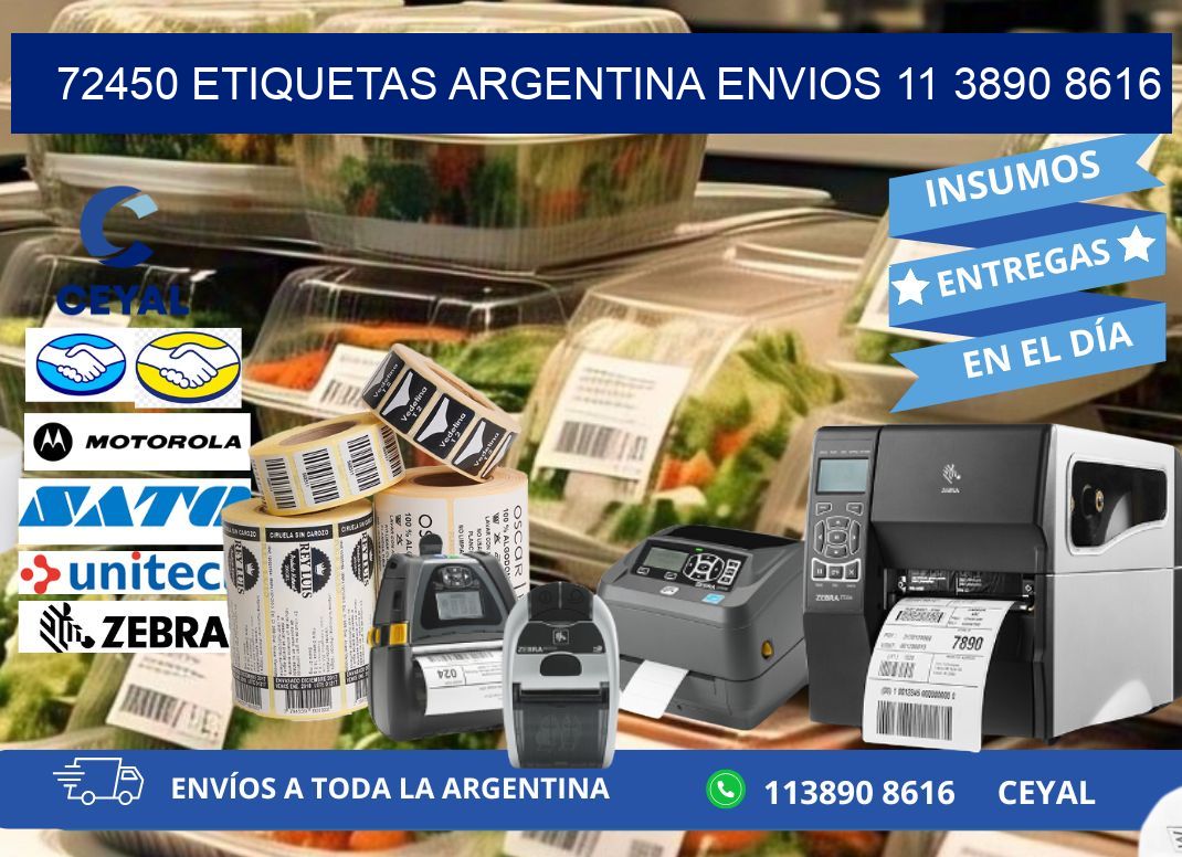 72450 ETIQUETAS ARGENTINA ENVIOS 11 3890 8616