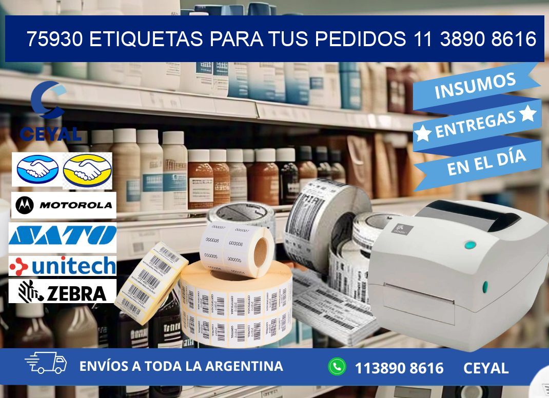 75930 ETIQUETAS PARA TUS PEDIDOS 11 3890 8616