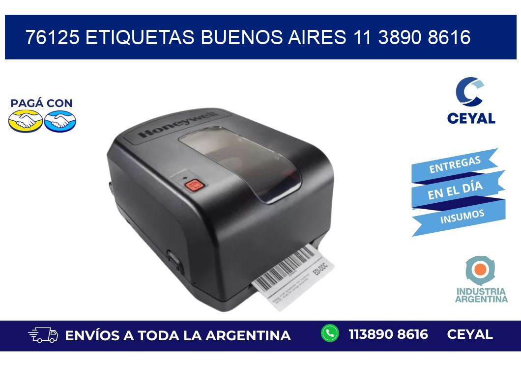 76125 ETIQUETAS BUENOS AIRES 11 3890 8616