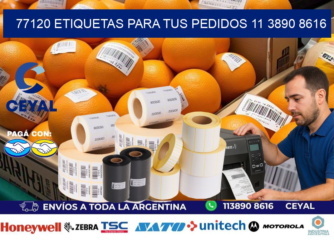 77120 ETIQUETAS PARA TUS PEDIDOS 11 3890 8616