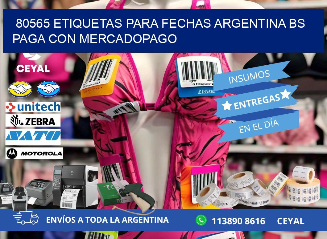 80565 ETIQUETAS PARA FECHAS ARGENTINA BS PAGA CON MERCADOPAGO