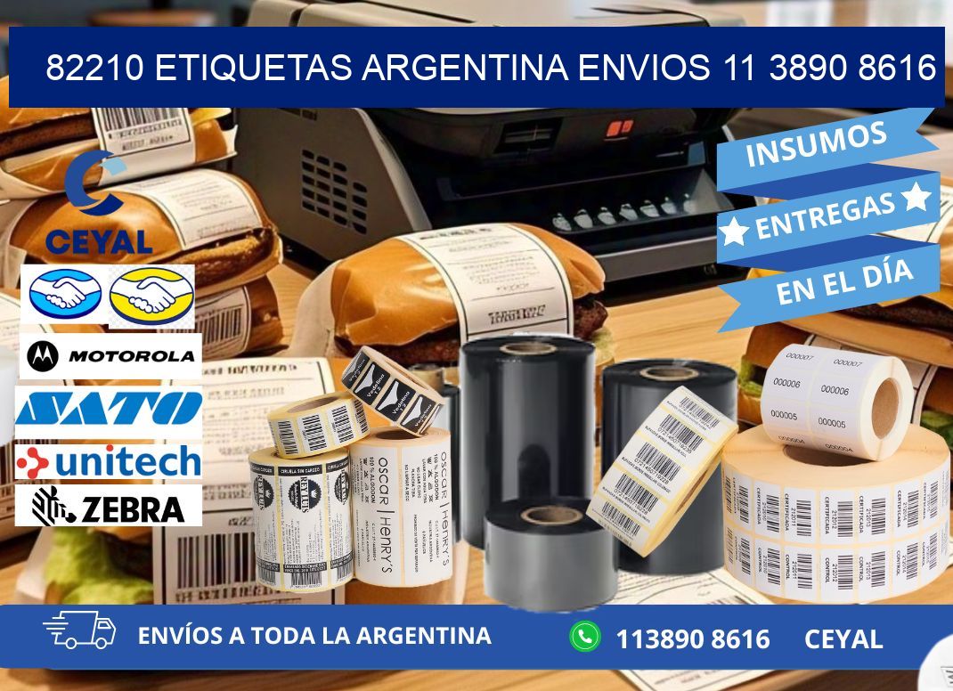 82210 ETIQUETAS ARGENTINA ENVIOS 11 3890 8616