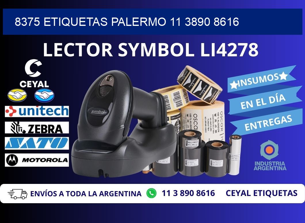 8375 ETIQUETAS PALERMO 11 3890 8616