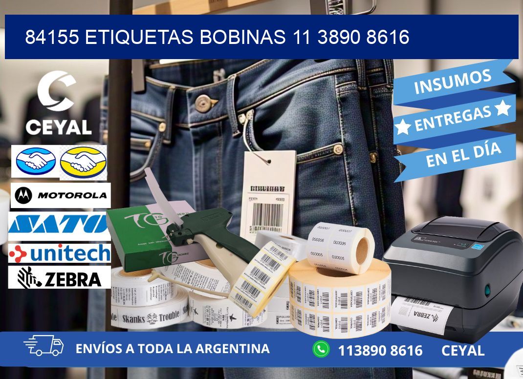 84155 ETIQUETAS BOBINAS 11 3890 8616