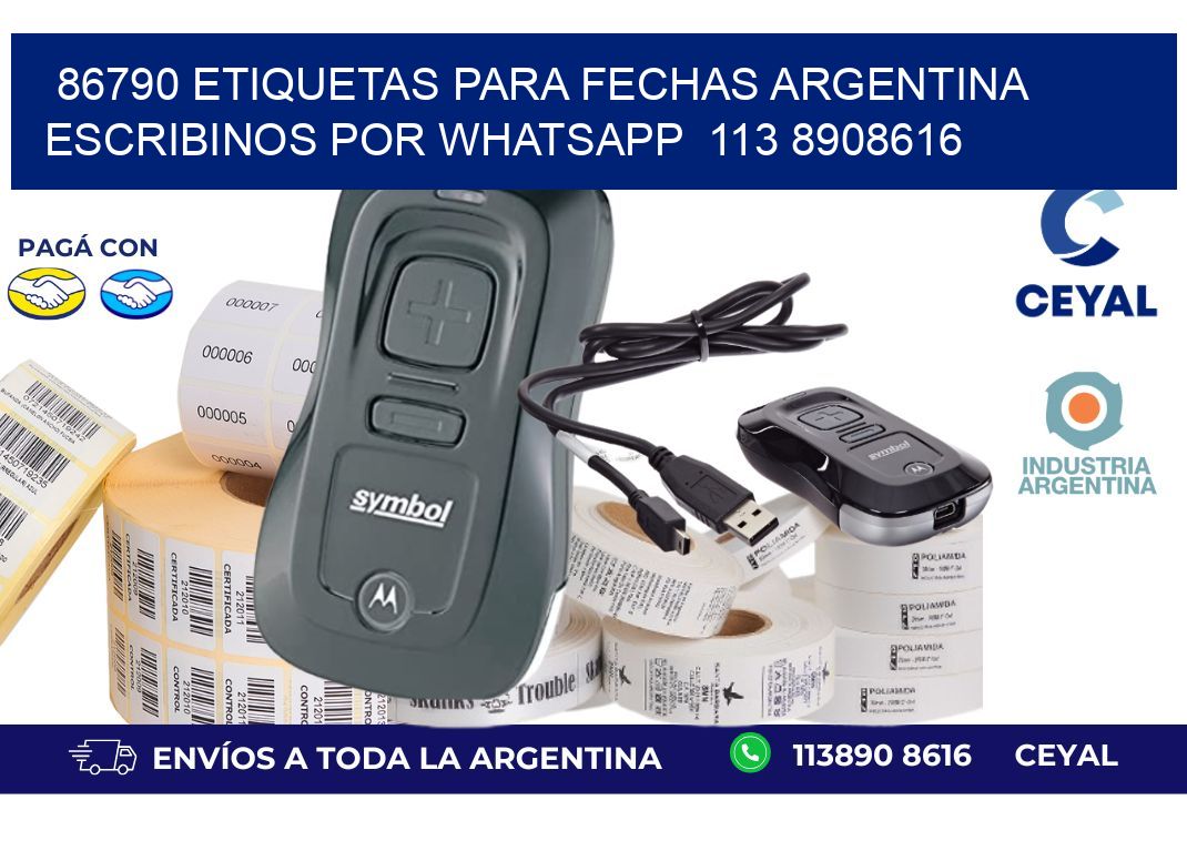 86790 ETIQUETAS PARA FECHAS ARGENTINA ESCRIBINOS POR WHATSAPP 113 8908616
