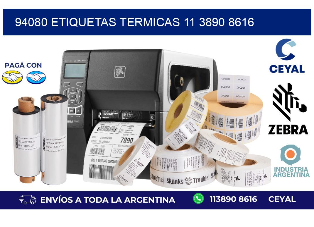 94080 ETIQUETAS TERMICAS 11 3890 8616