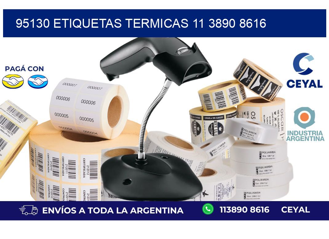 95130 ETIQUETAS TERMICAS 11 3890 8616