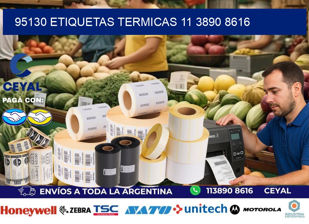 95130 ETIQUETAS TERMICAS 11 3890 8616