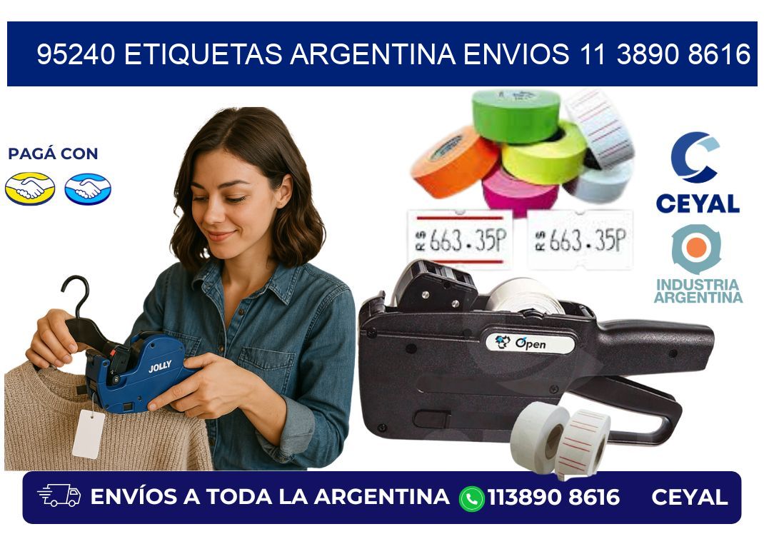 95240 ETIQUETAS ARGENTINA ENVIOS 11 3890 8616