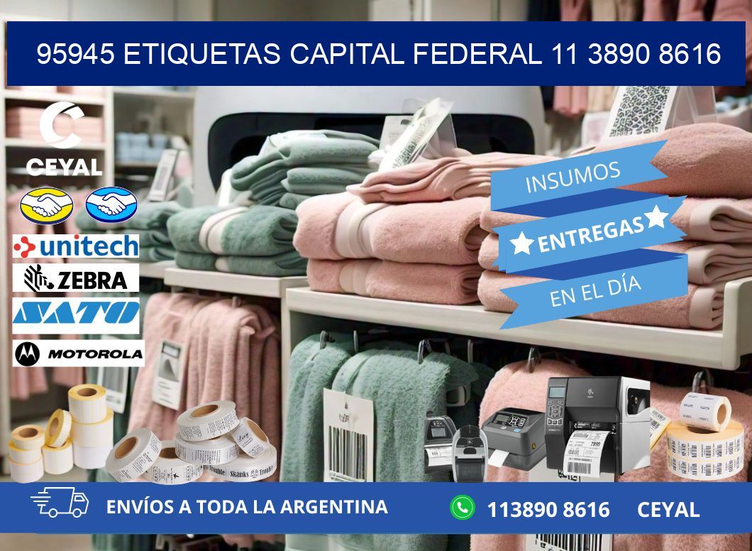 95945 ETIQUETAS CAPITAL FEDERAL 11 3890 8616