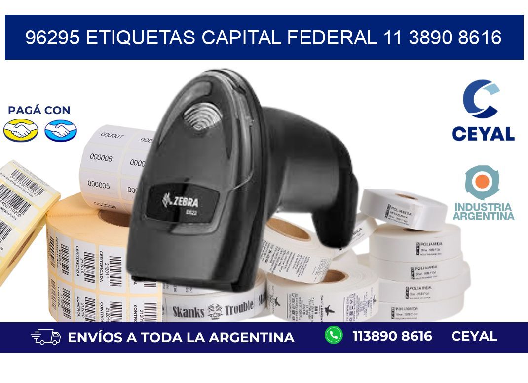 96295 ETIQUETAS CAPITAL FEDERAL 11 3890 8616