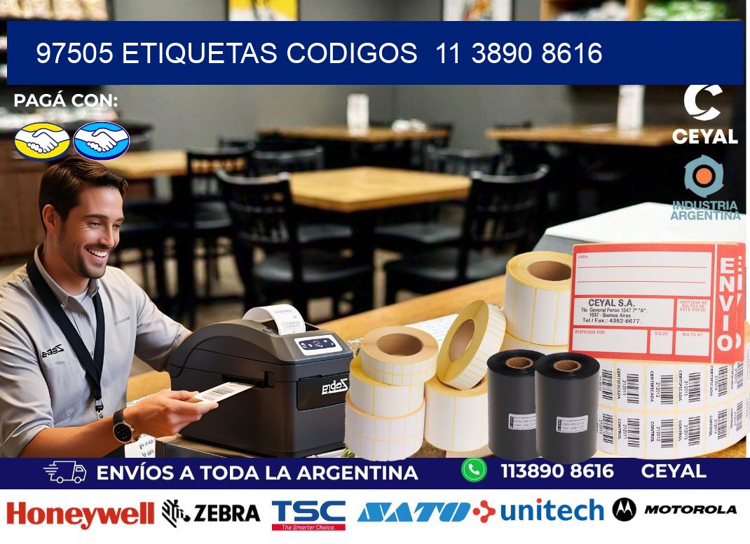 97505 ETIQUETAS CODIGOS  11 3890 8616