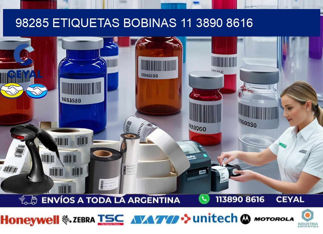 98285 ETIQUETAS BOBINAS 11 3890 8616