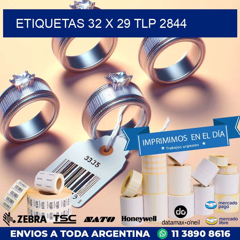 ETIQUETAS 32 x 29 TLP 2844