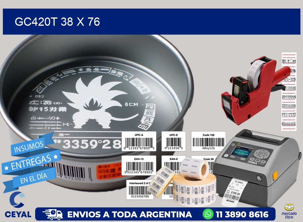 GC420T 38 x 76