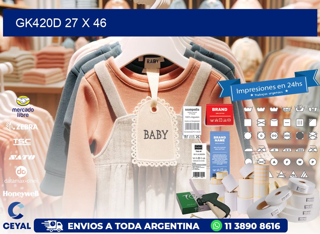 GK420D 27 x 46