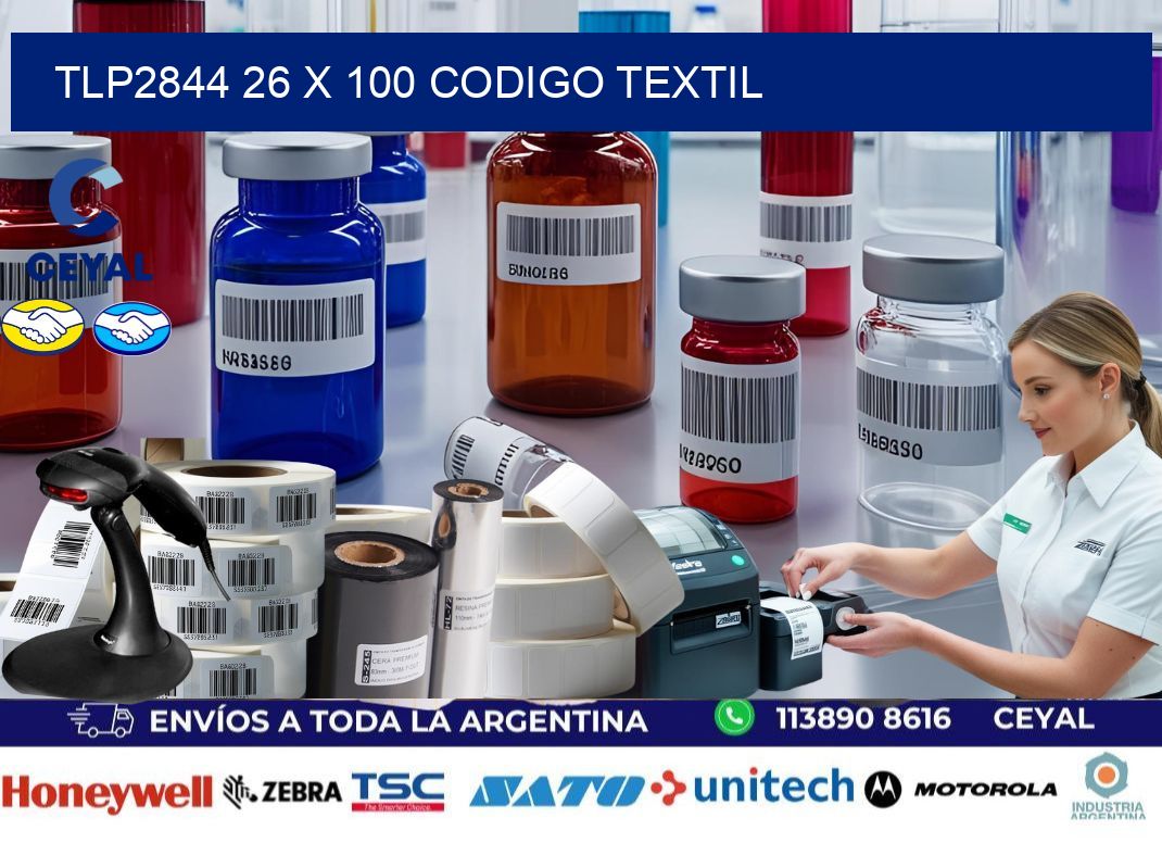 TLP2844 26 x 100 CODIGO TEXTIL