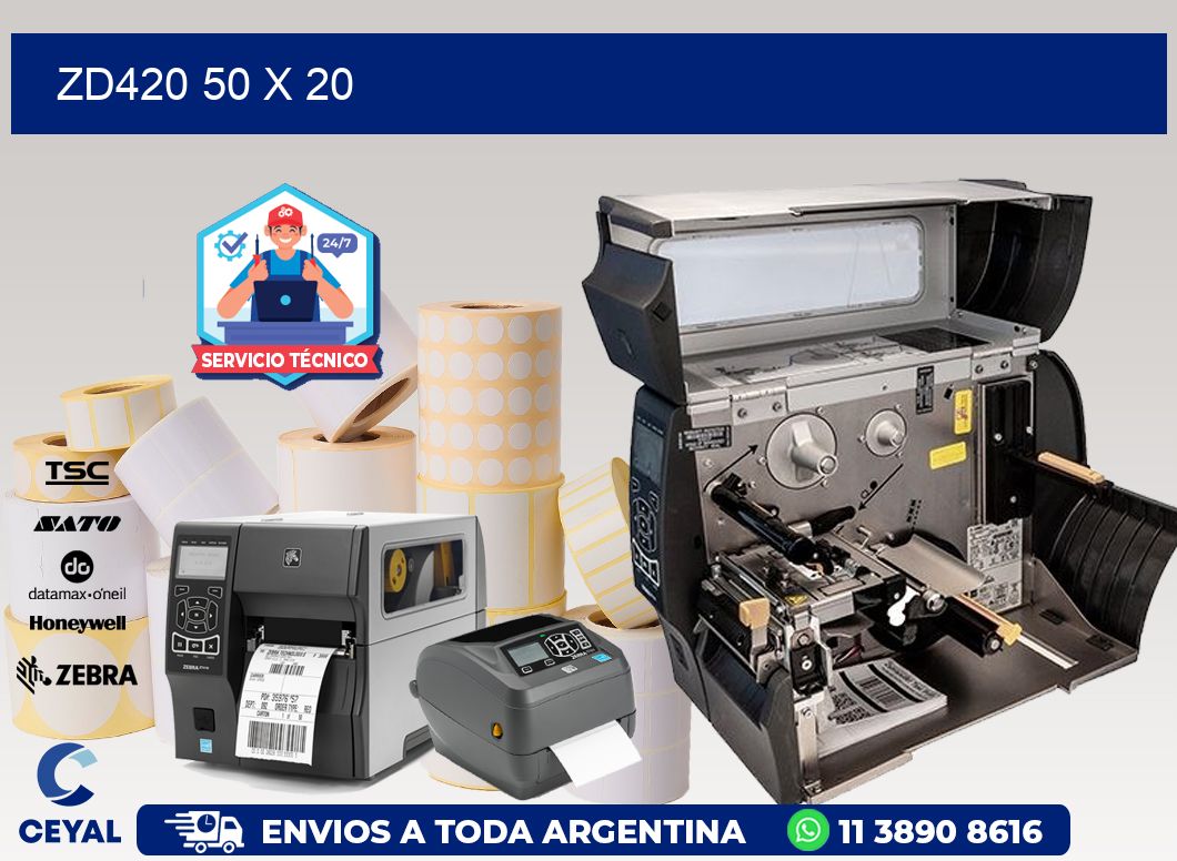 ZD420 50 x 20