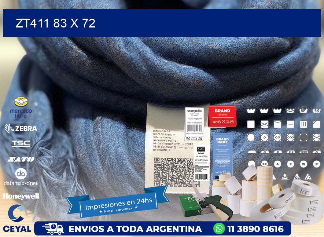 ZT411 83 x 72