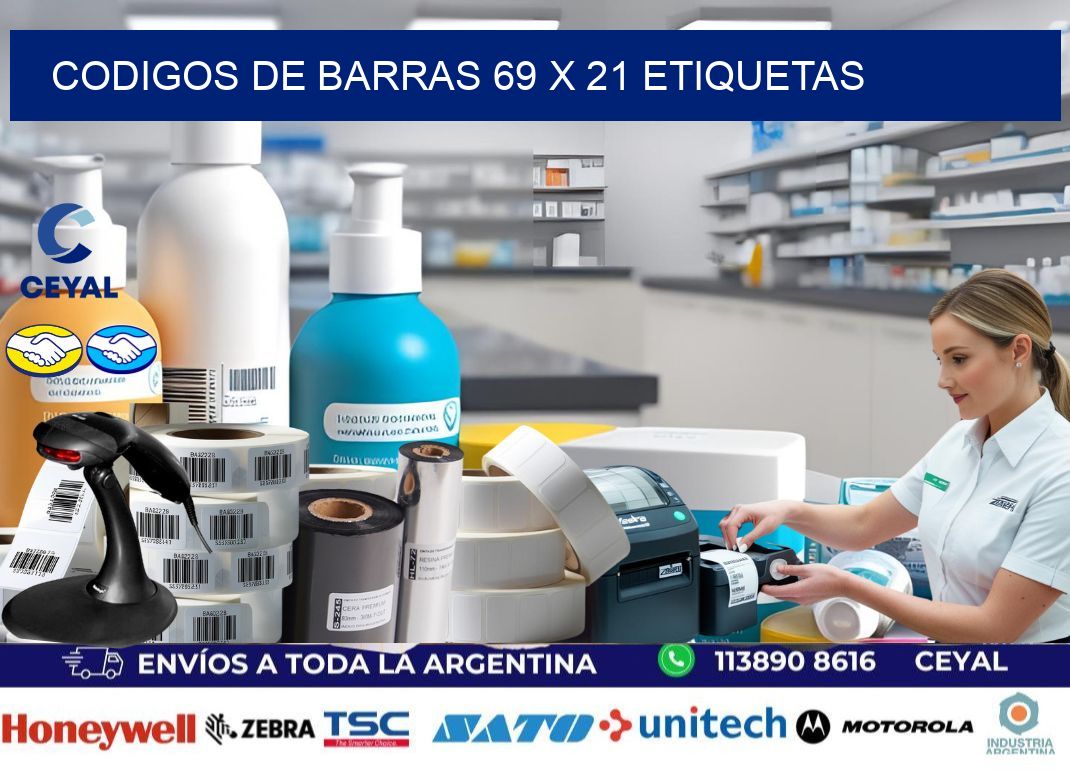 codigos de barras 69 x 21 etiquetas