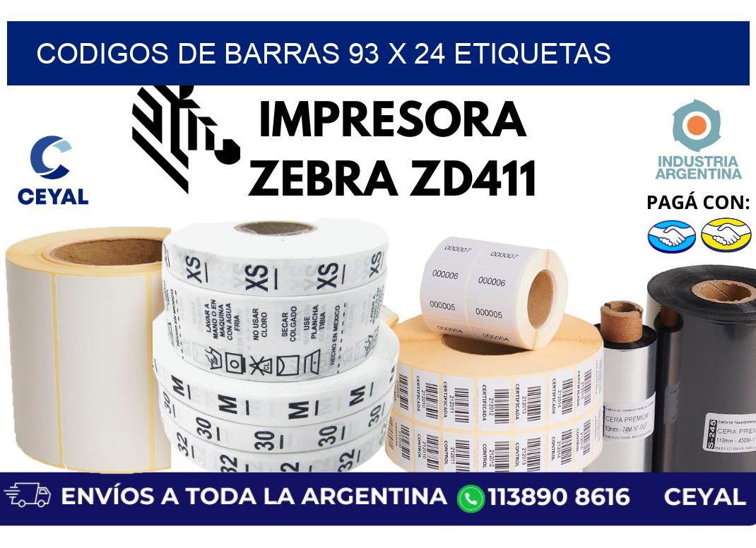 codigos de barras 93 x 24 etiquetas