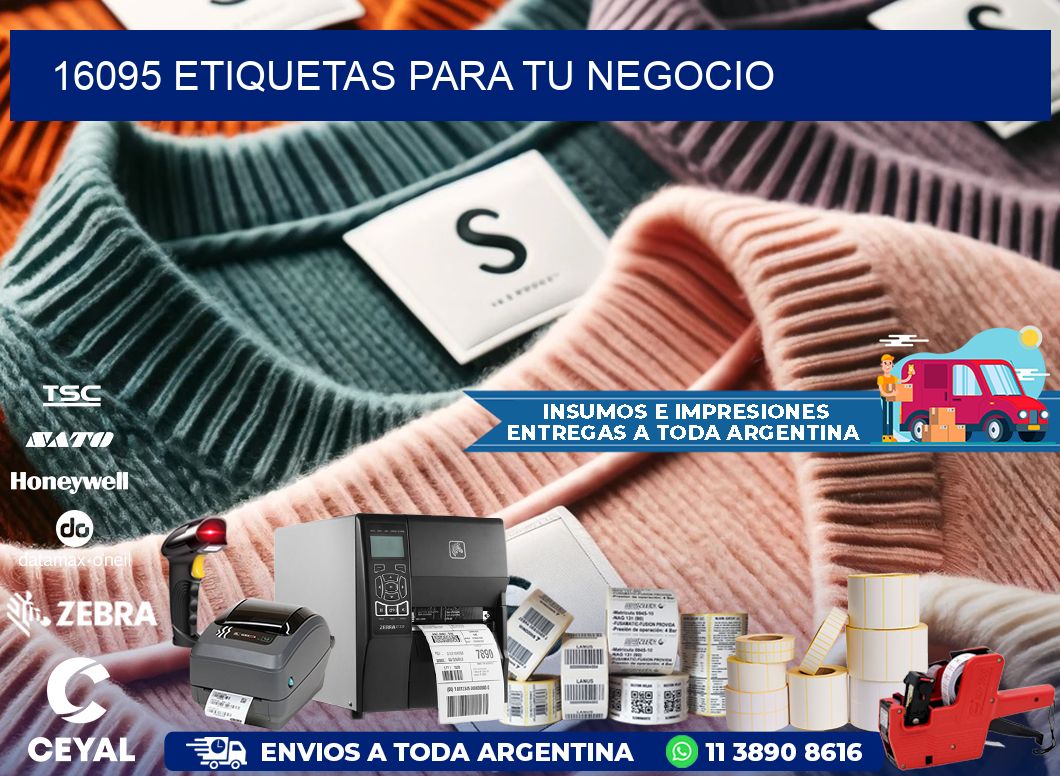 16095 etiquetas para tu negocio