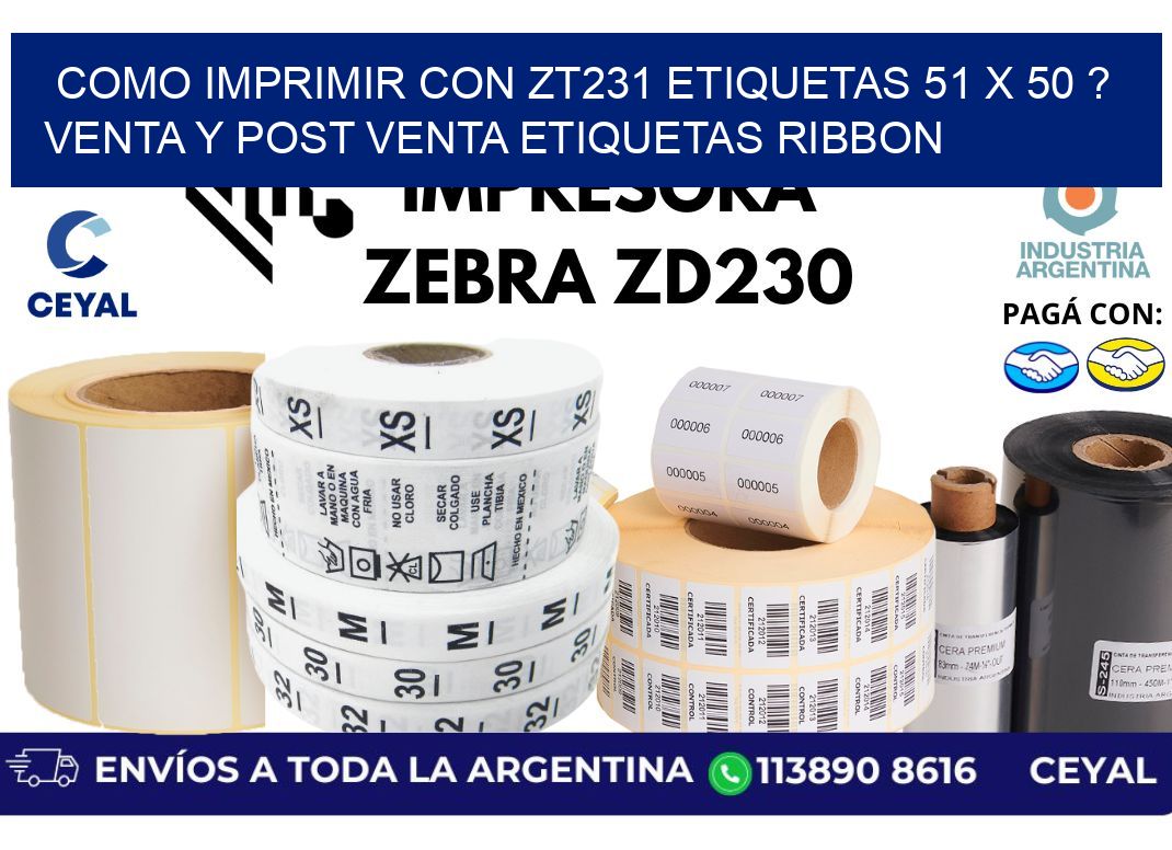 como imprimir con zt231 etiquetas 51 x 50 ? Venta y post venta etiquetas ribbon