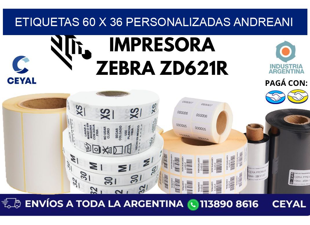 etiquetas 60 x 36 personalizadas andreani