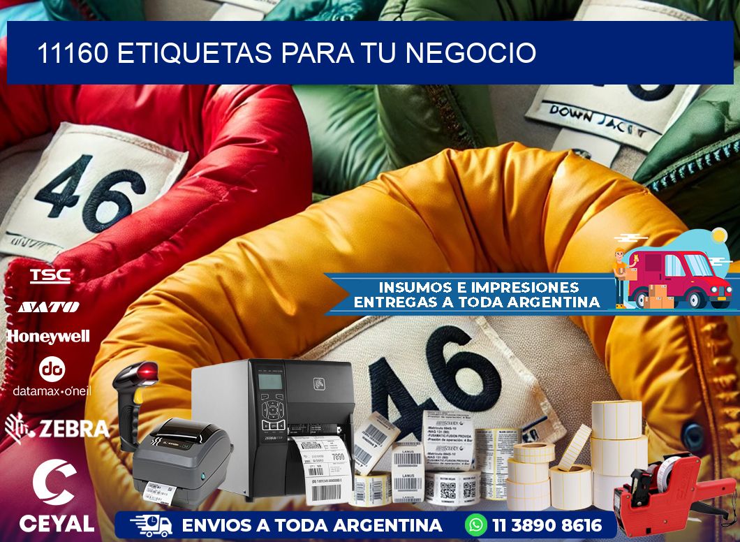 11160 etiquetas para tu negocio