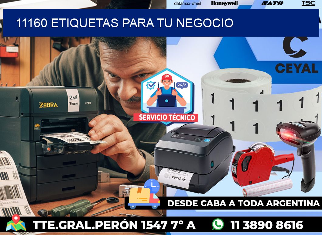 11160 etiquetas para tu negocio