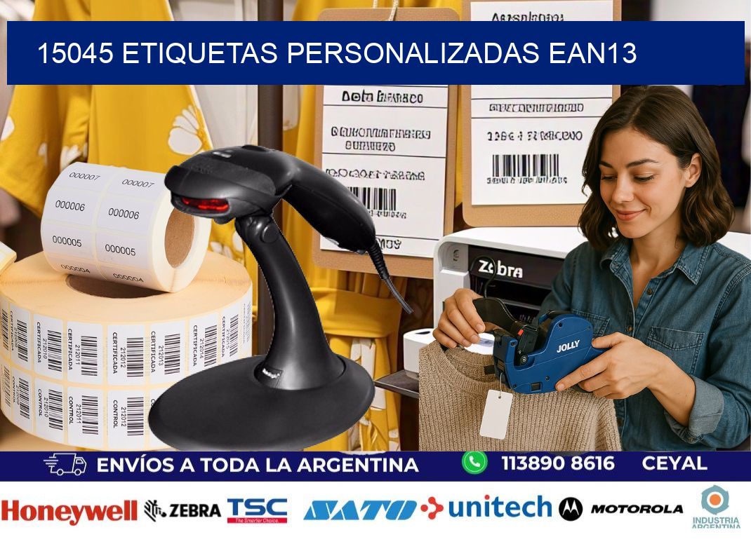15045 Etiquetas personalizadas ean13