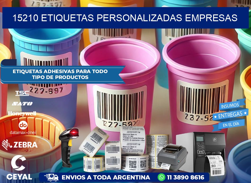 15210 Etiquetas personalizadas empresas