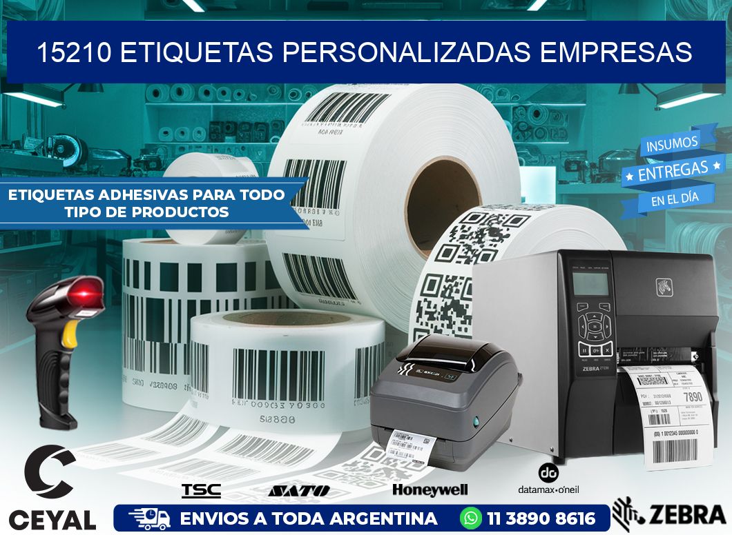 15210 Etiquetas personalizadas empresas