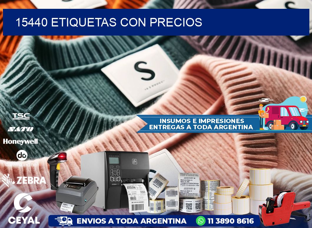 15440 etiquetas con precios