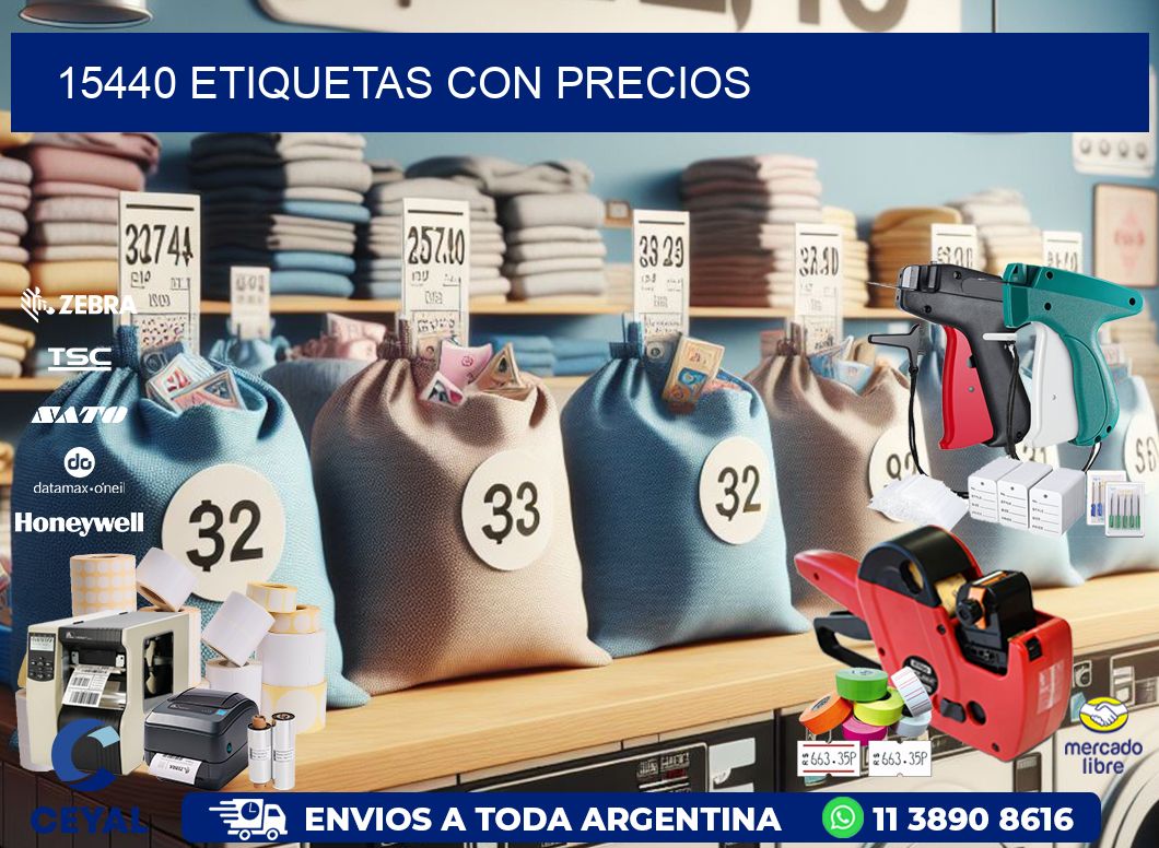 15440 etiquetas con precios